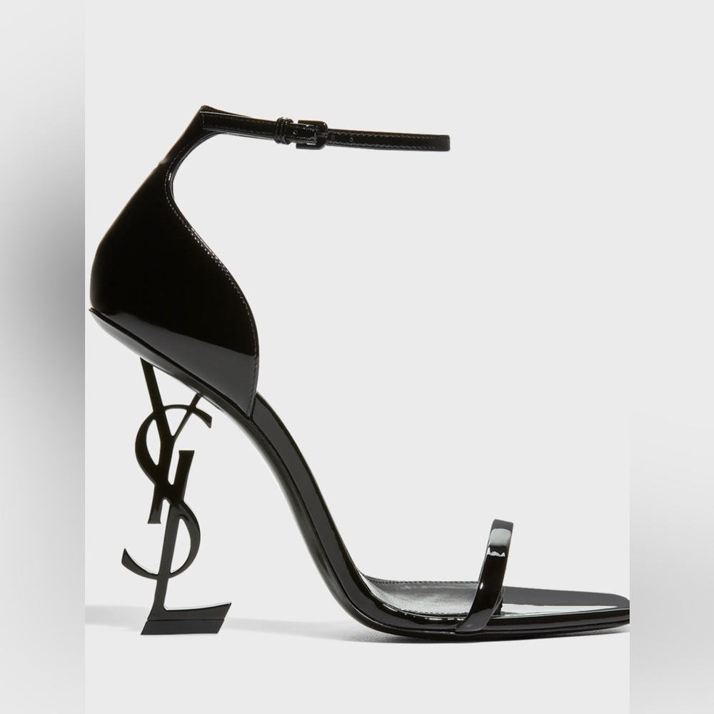 YSL logo heel